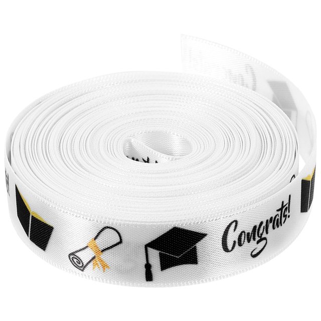 Miangastore 1 Roll Graduation Gift Ribbon Ornament Decorative Cake Ribbon Gift Packaging Ribbon DIY Ribbon