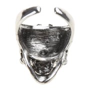 Aellinatey Skull Shaped Adjustable Rings Alloy Material Finger Rings Gift for Women Man
