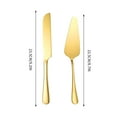 thumbnail image 3 of Tunhigl Stainless Steel Cutlery Set - Elegant 2-Piece Knife & Spoon Set for Weddings, Parties & Daily Use | Mirror Polished & Rust-Proof Silverware Gold, 3 of 4