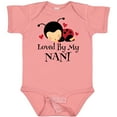 thumbnail image 3 of Inktastic Loved by My Nani Girls Baby Bodysuit, 3 of 5