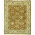 thumbnail image 1 of Due Process Stable Trading Benares Agra Bronze & Ivory Area Rug, 6 x 9 ft., 1 of 1
