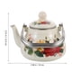 thumbnail image 2 of Tetera de esmalte con estampado floral, estilo vintage de granja, para hervir agua y café., 2 of 7