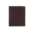 thumbnail image 5 of Genuine Leather Slim Trifold Wallet for Men with ID Window and RFID Blocking, Dark Brown, 5 of 6