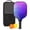 Black-5, variant on Pickleball Paddles Set Of 1, Fiberglass Surface, Fluid Smoke Aurora Art Style, 1 Paddle, 2 Balls & Bag