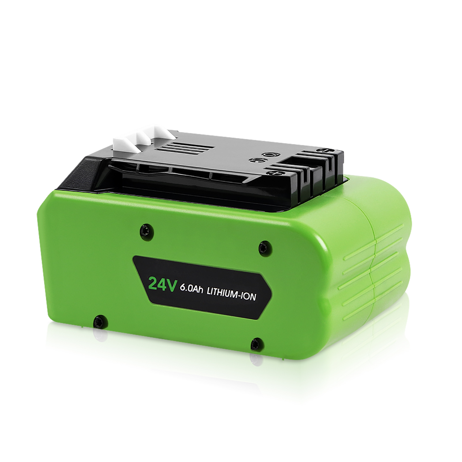 Jialitt 24V 6.0Ah Replacement Battery for Greenworks Battery 29842 29852 Fit for 24V Cordless Power Tools Lithium-Ion Battery G24 G24B2 G24b3 24352