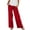 Red, variant on QUNYINEY Casual Summer Pants for Women Wide Leg Gray Cotton Linen Palazzo Pants with Pockets Relaxed Fit Pants