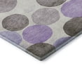 thumbnail image 3 of Addison Rugs Mayfield Premium Machine Washable Transitional Geometric Purple Rectangle Rug, 1'8" x 2'6", 3 of 6