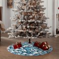 thumbnail image 4 of Sikiie Ocean Waves Christmas Tree Skirt, Christmas Tree Decorations, Christmas Decor, Tree Mat Decoration(30-48IN)-36", 4 of 6