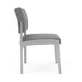 thumbnail image 2 of Pemberly Row Chaise d'Invité Sans Accoudoirs pour Réception - Acier Argenté - Gris, 2 of 5