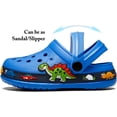 thumbnail image 4 of FolHaoth Little Kids Clogs Cute Cartoon Boys Girls Garden Clogs Toddlers Non-Slip Breathable Slides Sandals Children Lightweight Slip-on Beach Pool Shower Slippers, 4 of 12