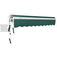 thumbnail image 2 of Awntech 24' x 10' Maui Left Motor Left Motorized Patio Retractable Awning, Forest, 2 of 6