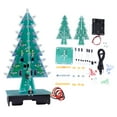 thumbnail image 3 of Árbol De Navidad 3D árbol De Navidad DIY Estéreo PCB Para Decoración Navideña ANGGREK Eléctricas, 3 of 8