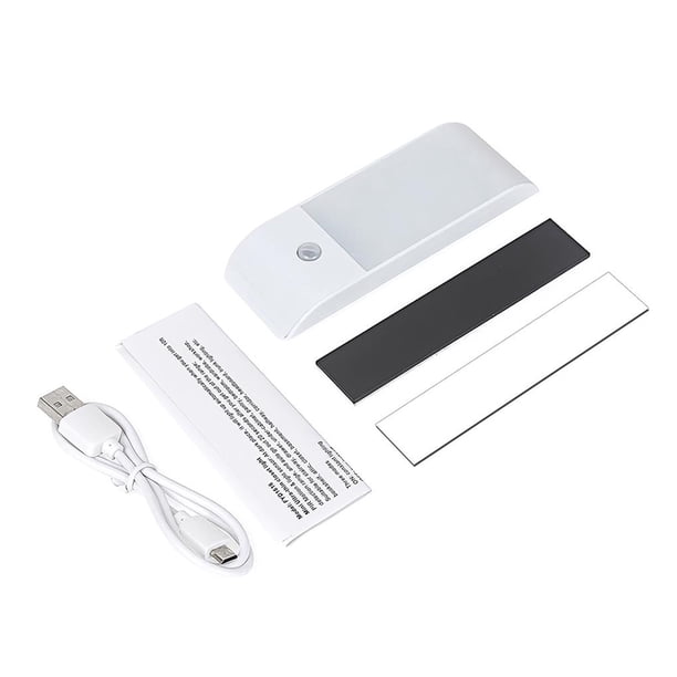 De Luz Nocturna Recargable Inteligente Control De Luz De Armario Luz De Emergencia De Inducción Del Cuerpo Humano Con Interruptor De Palanca Luz Blanca Para Pasillo De Dormitorio 12 Led Guardurnaity HA016979-00