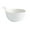 White, variant on LABSERRON White Ceramic Mixing Bowl For Household Users Casual Gathering 1Pcs 5.1In