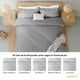 thumbnail image 3 of Juego de Funda para Edredon Duvet Dreamlab, Tamaño Individual, Color Gris, 2 Piezas, 3 of 9