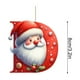 thumbnail image 3 of Adornos navideños, adornos navideños, regalos navideños, letras colgantes, decoración de acrílico, árbol de Navidad plano, decoración para fiestas en el hogar, colgante de regalo, letra plana de acríl, 3 of 4