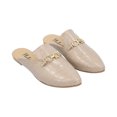 thumbnail image 1 of Flat Mule Tipo Mocasín Puntal Para Mujer Color Drillo Nude Platonia  TERRANOVA-02-NUDE, 1 of 5