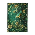 thumbnail image 2 of Ryvnso A Bird and Flowers Rectangle Table Cloth Tablecover Dinning Tablecloth 60"x120", 2 of 8