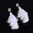 thumbnail image 3 of Pendientes con borlas en capas estilo bohemio shaofei juego de 3, 3 of 4