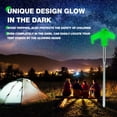 thumbnail image 6 of 16 Pcs 8" Heavy Duty Metal Threaded Tent Stakes Tent Pegs Ground Stakes Glow in The Dark Drill in Style Ground Anchors Screw in for Yard Camping Garden Canopies Grassland (Hex Tool and Carry Case), 6 of 9
