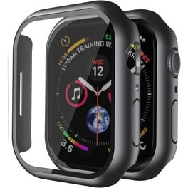 3 Pack Apple Watch Case for Series 4 5 6 40mm Apple Watch Cover with Tempered Glass Screen Protector Hard PC Protective Bumper for iWatch SE SE 2 Clear Starlight Black Walmart