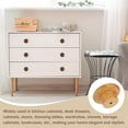 thumbnail image 5 of Uxcell 2 Pack Round Wood Drawer Knob, 1 5/8" Diameter Round Head Dresser Knobs Wooden Knobs with Screws for Furniture Drawer Dresser Wardrobe Cupboard, Beech, 5 of 6