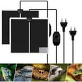 thumbnail image 1 of 2PCS Mat Tapis Température Adjustable Chauffage Chauffant avec Réglage de la Température Tapis Chauffant pour Reptiles Serpents,Tortue,GeckosLéopard,Lézards,Araignées,Amphibien (5W), 1 of 5