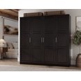 thumbnail image 5 of 100% Solid Wood Cosmo 4-Door Wardrobe, 5 of 6