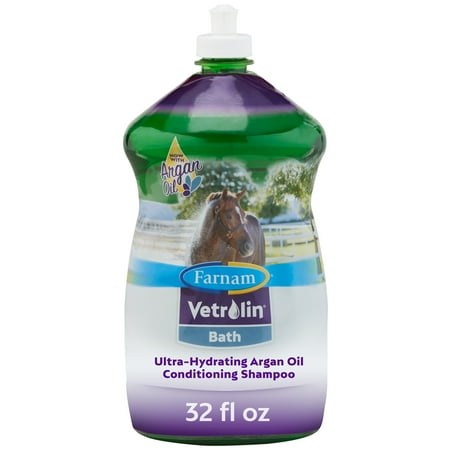 UPC: 0086621003316 | Farnam Vetrolin Bath Ultra-Hydrating Shampoo for Horses and Dogs 32 ounces
