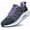 GreyPurple, variant on JOYFON Women's Walking Shoes Arch Support Orthotic Breathable Tennis Sneakers for Plantar Fasciitis Pain Relief GreyPurple 11