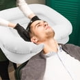 thumbnail image 4 of HLONK Inflatable PVC Hair Washing Basin Portable Shampoo Hair Basins for Pregnant Disabled Large Portable Deluxe Inflatable Hair Washing Basin Living Aid for Washing Hair in Bed, 4 of 6