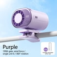 thumbnail image 4 of Portable Neck Turbo Fan, Clip Portable Fan Rechargeable, Cooling Fans that Blow Cold Air, Chill Pill Fan Ventilador Portatil for Travel Summer Indoor Outdoor, 4 of 9