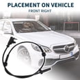 thumbnail image 3 of Sensor de Velocidad de Rueda ABS Único para Smart Forfour Durable No.A4545420618 Sensor de Velocidad ABS Frontal Derecho, 3 of 6