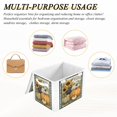 thumbnail image 6 of Iauyy Large Storage Box with Lid - Foldable Home Storage Bins for Clothes Toy Holiday Decor, Autumn Garden (42*32*30cm), 6 of 6