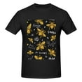 thumbnail image 4 of Bingfone Hohey Bee Golden Embroidery Men'S Loose Fit Short-Sleeve Pocket T-Shirt, 4 of 7