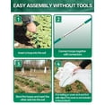 thumbnail image 4 of Greenhouse Hoops Breeze Touch para camas elevadas, 50 unidades con clips, 4 of 6