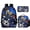 Style D, variant on 3Pcs Cartoon Backpack Set, Durable Blue Anime Lock Theme Bag with Insulated Lunch Tote and Pencil Case, Lightweight Daily Bag for Outdoor & Commute（Style I）