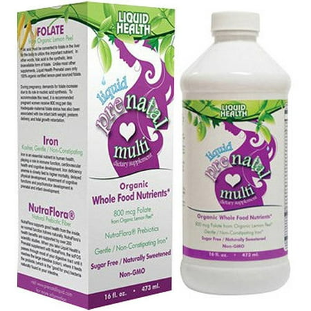 Liquid Health Prenatal Multivitamin, Sugar Free, 16 FL (Best Liquid Multivitamin For Men)