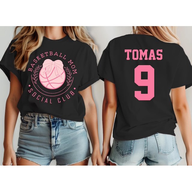 Sideline Social Club Basketball Shirt - Custom Name & Number Fan Tee - As Picture - L