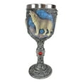 thumbnail image 4 of Ebros Howling Gray Wolf In Starry Night Wine Goblet With Celtic Knotwork 7oz, 4 of 7