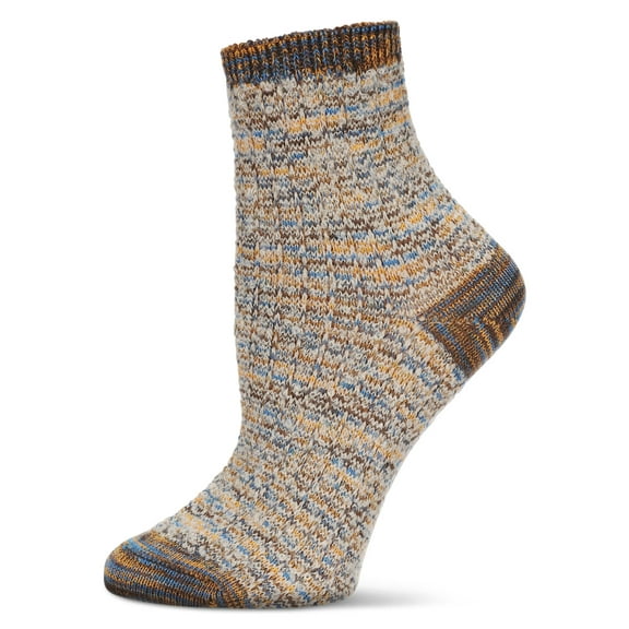 Legmogue Women's Colorswash Soft-Fit Cotton-Rich Crew Sock - Womens - Female, One Size, Orange