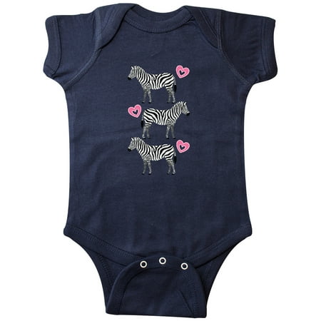 

Inktastic Zebra Cute Safari Animal Gift Baby Girl Bodysuit