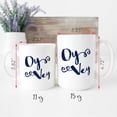 thumbnail image 4 of Personalized Oy Vey Mug, Funny Jewish Coffee Mug, Gift For Jewish Mom, Gift For Jewish Women, Hanukkah Gift, Yiddish Mug, Jewish Mugs, Mother's Day Gifts For Mom From Son, Kids, Gift For Mom, Funny M, 4 of 4