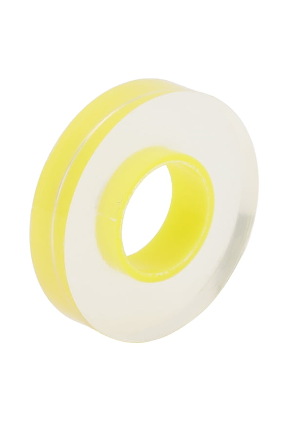 Watch Strap Protective Film 15mm Scratch Resistant Yellow Thin Stretchable PVC Clear Tape Wrap for Jewelry Making Repair Tool Kits Accessories 0.6 inch