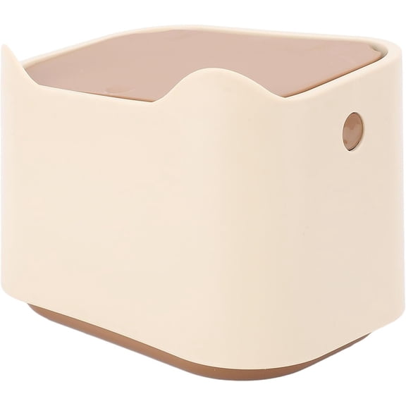 Compact Sturdy Cat Waste Bin Multipurpose Household Trash Can 7.09X4.92X5.12In For Narrow Space