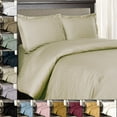 thumbnail image 1 of 100% Combed Cotton 300 Thread Count Striped Duvet Cover Sets, 1 of 1