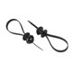 thumbnail image 1 of Bridas de nylon 100Pcs para reparación de coches - Bridas de plástico de alta resistencia con cerradura de botón para emergencias en coche, en casa y en bricolaje, 1 of 1