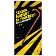 thumbnail image 7 of Funny Senior Themed Banner with Cane Design Background Decoration for Senior Moments Parties Retirement Celebrations Photo Backdrops Senior Events, 7 of 7