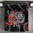 thumbnail image 2 of Norway Vikings Bedding Set Nordic Lion Bound in Runes and Chains DT02, 2 of 7