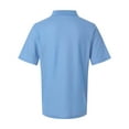 thumbnail image 5 of Harriton M105 Men's Maverick CVC Pique Polo-LIGHT COLLEGE BLUE-2XL, 5 of 6